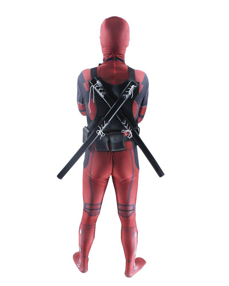 2020 Deadpool Cosplay Costume Bodysuits Suit For Adults and Kids Spandex Zentai 3D Style