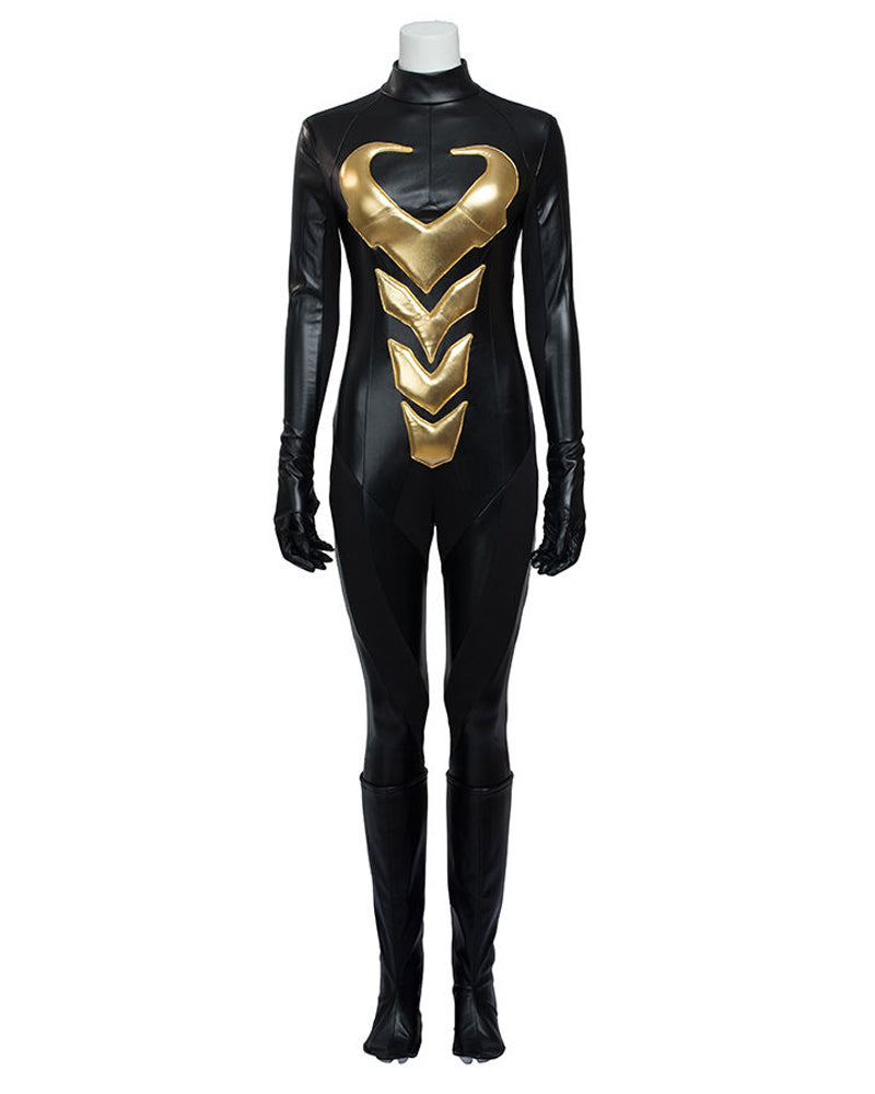 Hzym Ant-Man Wasp Janet Van Dyne Jumpsuit Cosplay Costume