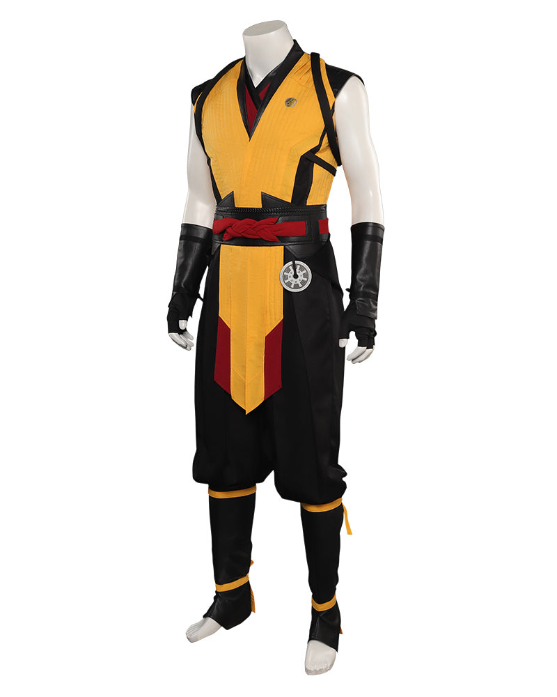 Mk1 Scorpion Cosplay Costume Mortal Kombat Outfit Suit