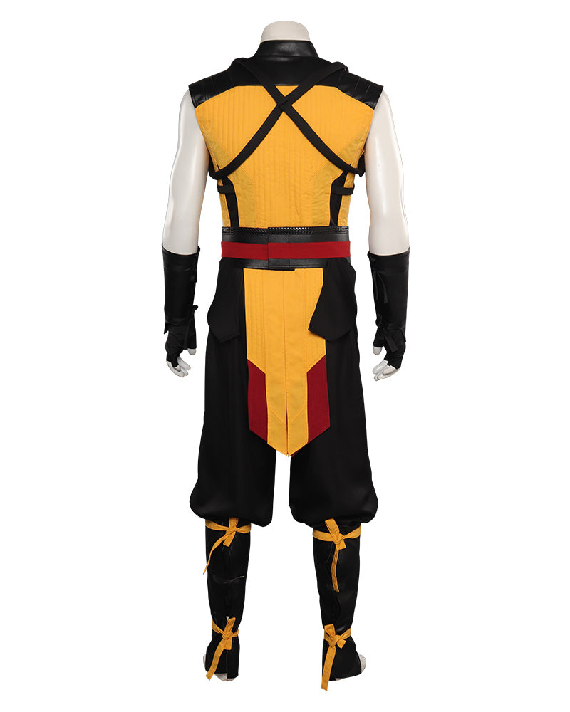 Mk1 Scorpion Cosplay Costume Mortal Kombat Outfit Suit