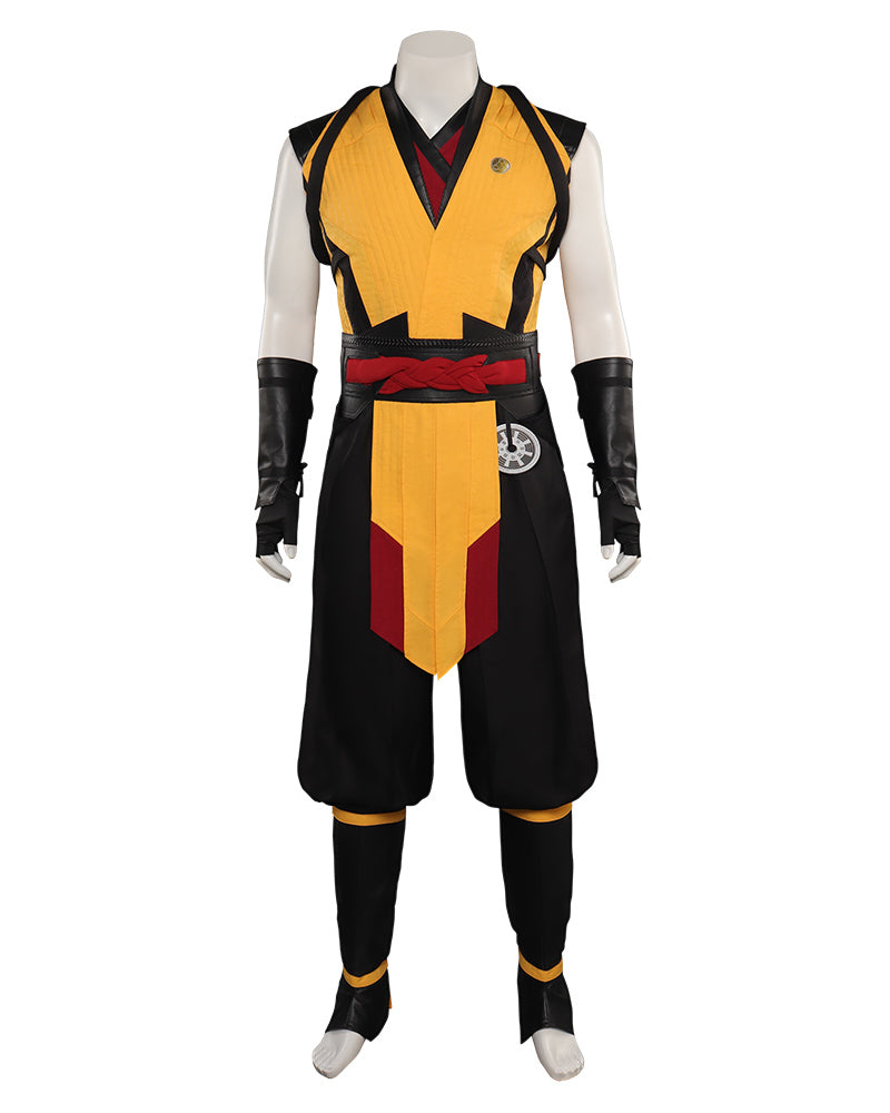 Mk1 Scorpion Cosplay Costume Mortal Kombat Outfit Suit