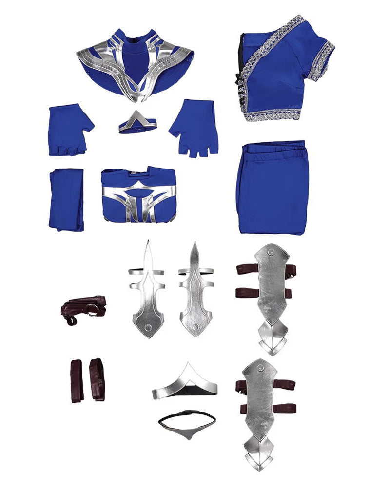 Mk1 kitana Costume Mortal Kombat Cosplay Outfit Suit