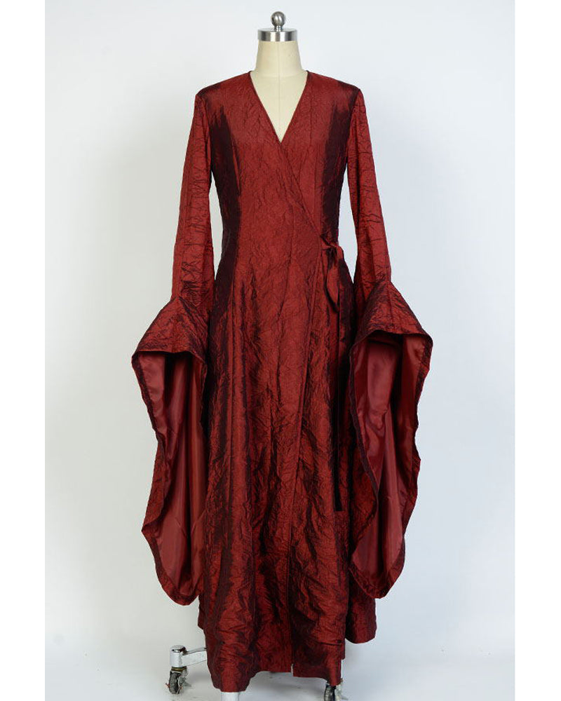 Game of Thrones Melisandre Cosplay Costume Red Dress