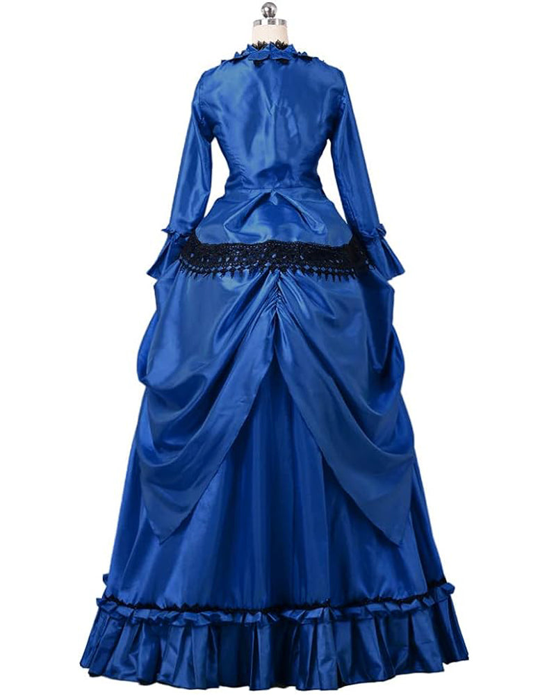 Steampunk Gothic Victorian Dress Vintage Bustle Gown Cosplay Costume