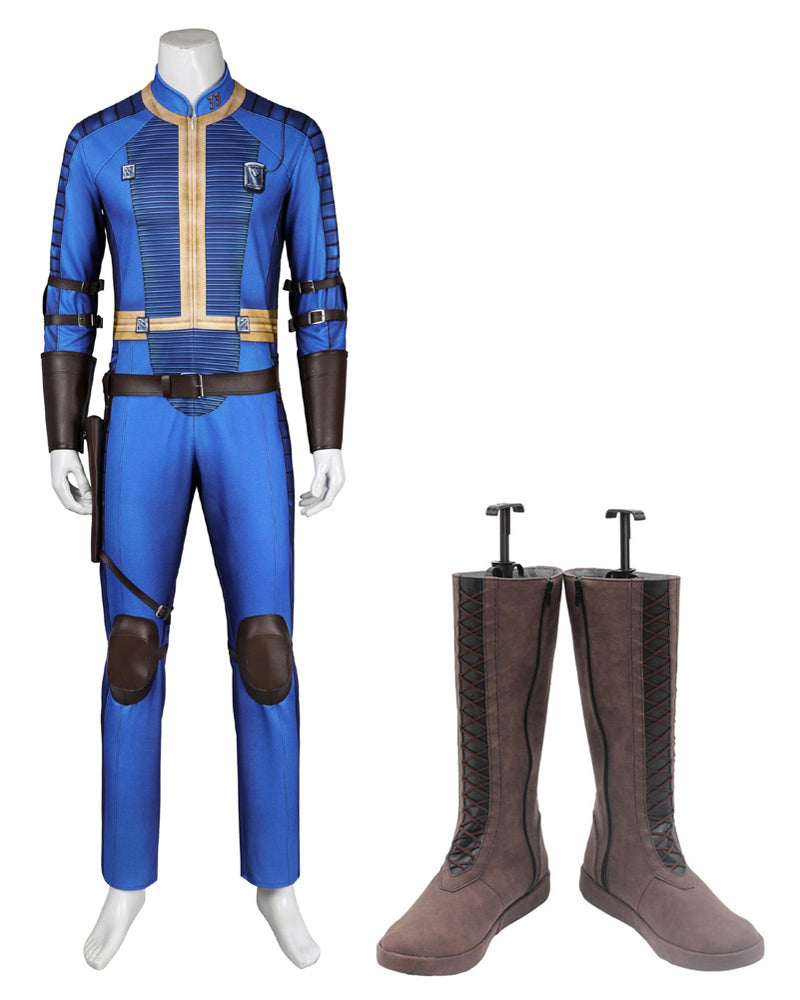 Fallout Vault 33 Jumpsuit Cosplay Costume Men Suit