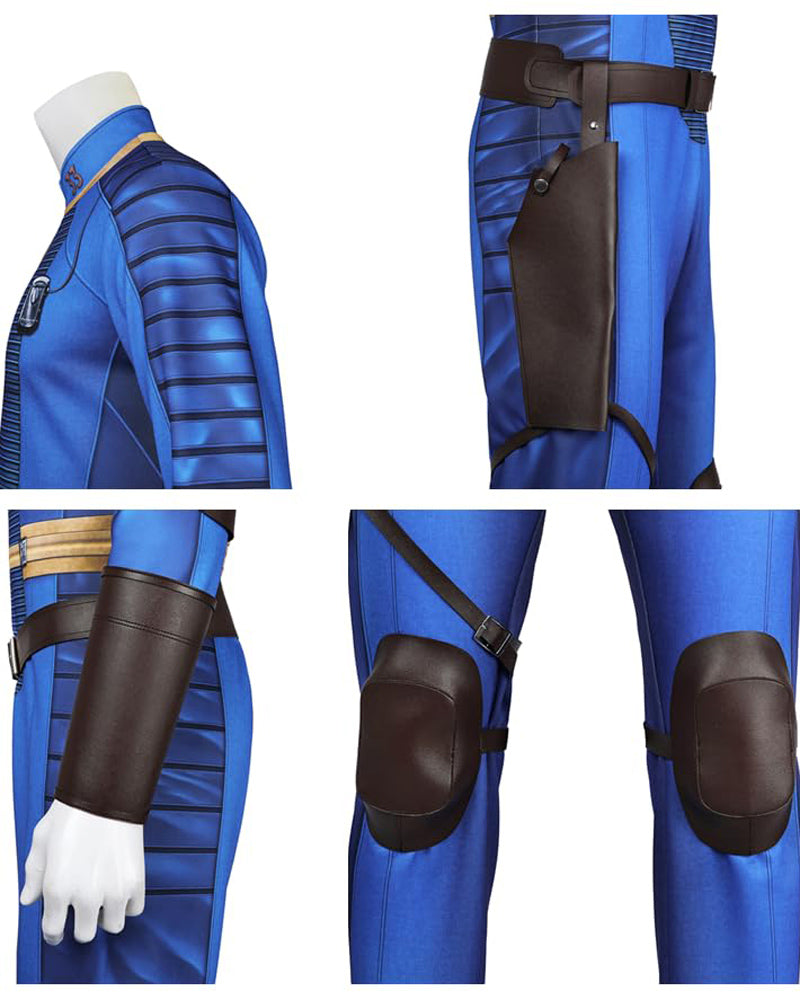 Fallout Vault 33 Jumpsuit Cosplay Costume Men Suit