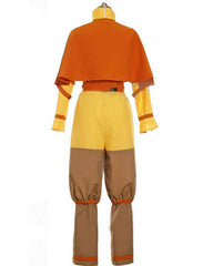 Aang Cosplay Costume Yellow Jumpsuit