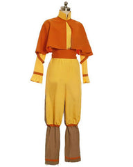 Aang Cosplay Costume Yellow Jumpsuit