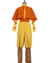 Aang Cosplay Costume Yellow Jumpsuit