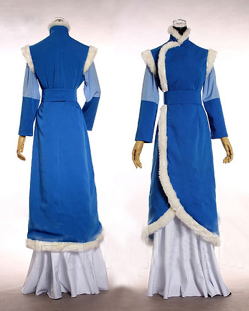 The Last Airbender Princess Yue Blue Cosplay Costume