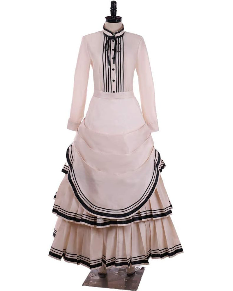 Vintage Victorian Gothic Dress Southern Belle Ball Gowns Costume