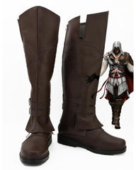 Assassins Creed Ezio Cosplay Boots Men Party Shoes Custom Made