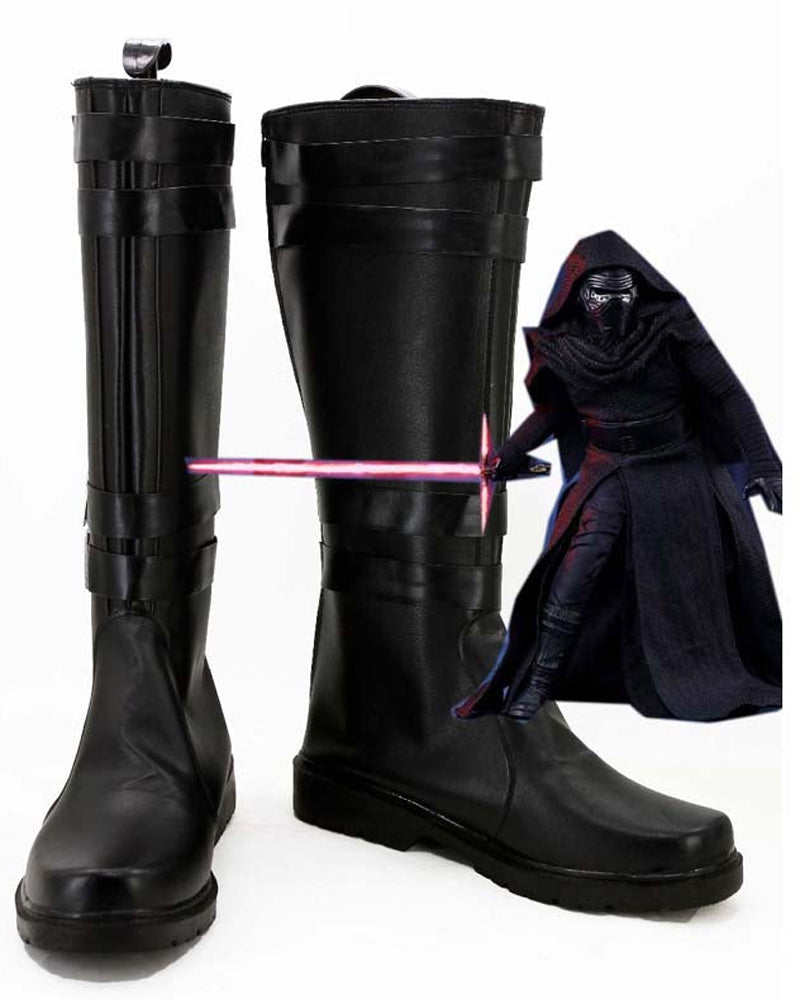 Star Wars 7 The Force Awakens Kylo Ren Boots Moive Jedi Cosplay Shoes