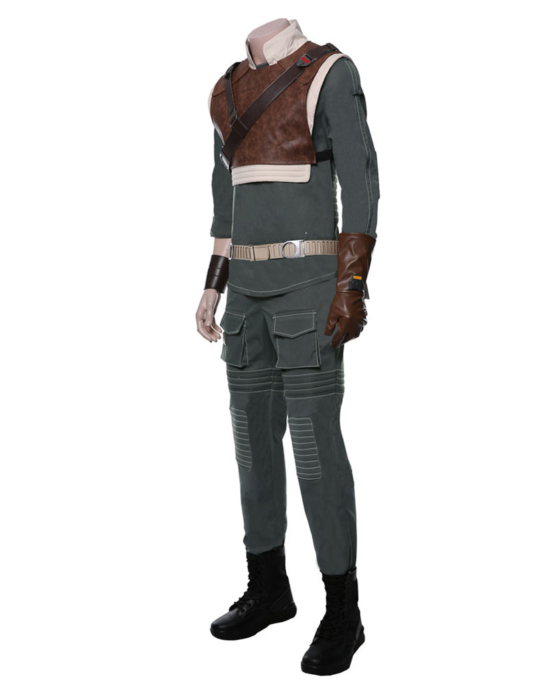 Jedi Fallen Order Cal Kestis Cosplay Costume Uniform Suit