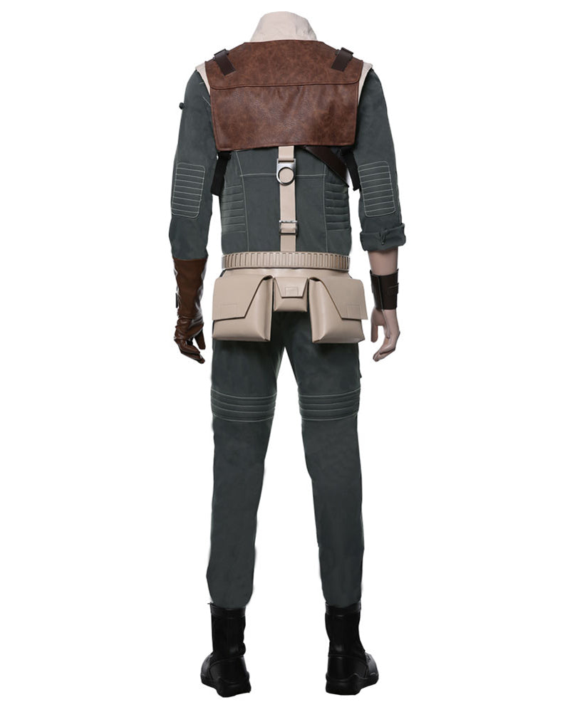 Jedi Fallen Order Cal Kestis Cosplay Costume Uniform Suit