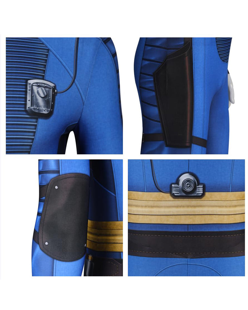 Fallout Vault 33 Jumpsuit Cosplay Costume Men Suit