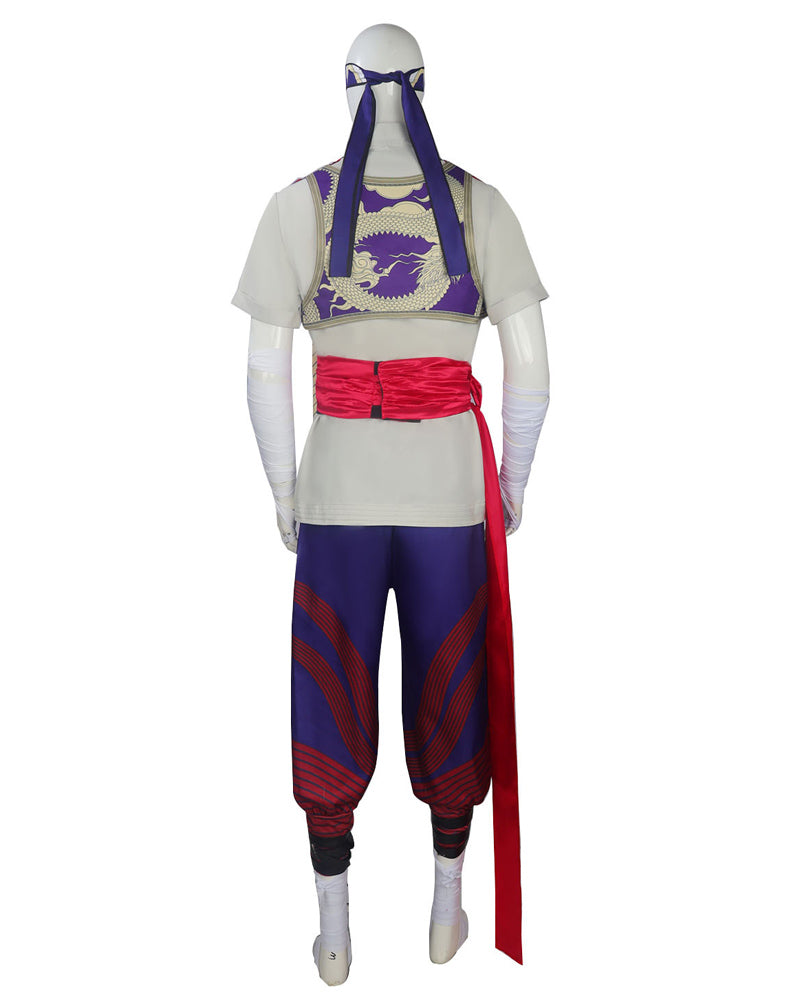 Mk Liu Kang Costume Mortal Kombat Cosplay Outfit