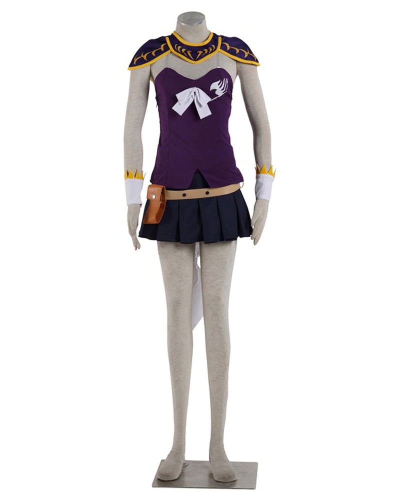 Fairy Tail Lucy Heartfilia Purple Cosplay Costume