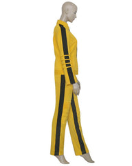 Kill Bill The Bride Cosplay Costume Yellow Jumpsuit