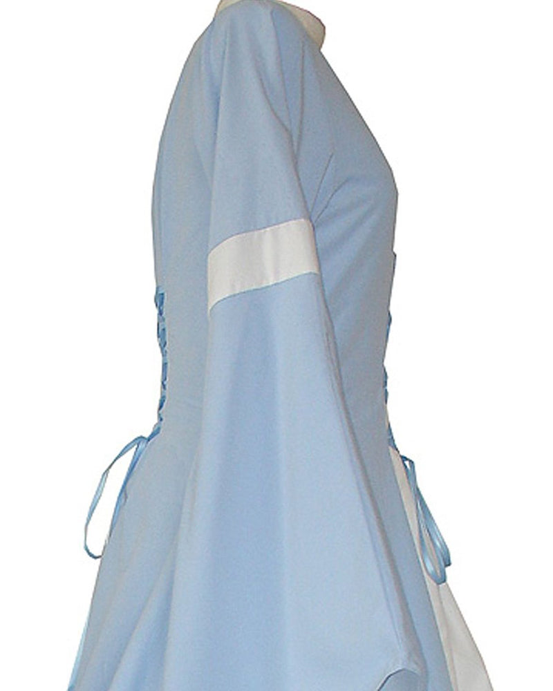 Womans Medieval Renaissance Costume Victorian Light Blue Dress