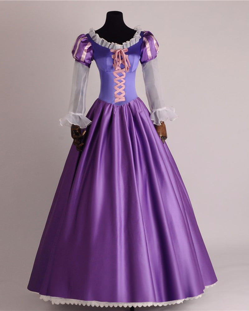 Princess Rapunzel Costume Cosplay Dress