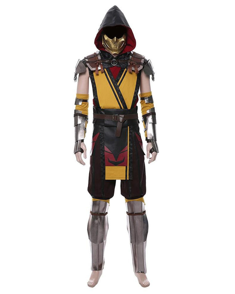 Mk11 Scorpion Costume Mortal Kombat Cosplay Outfit