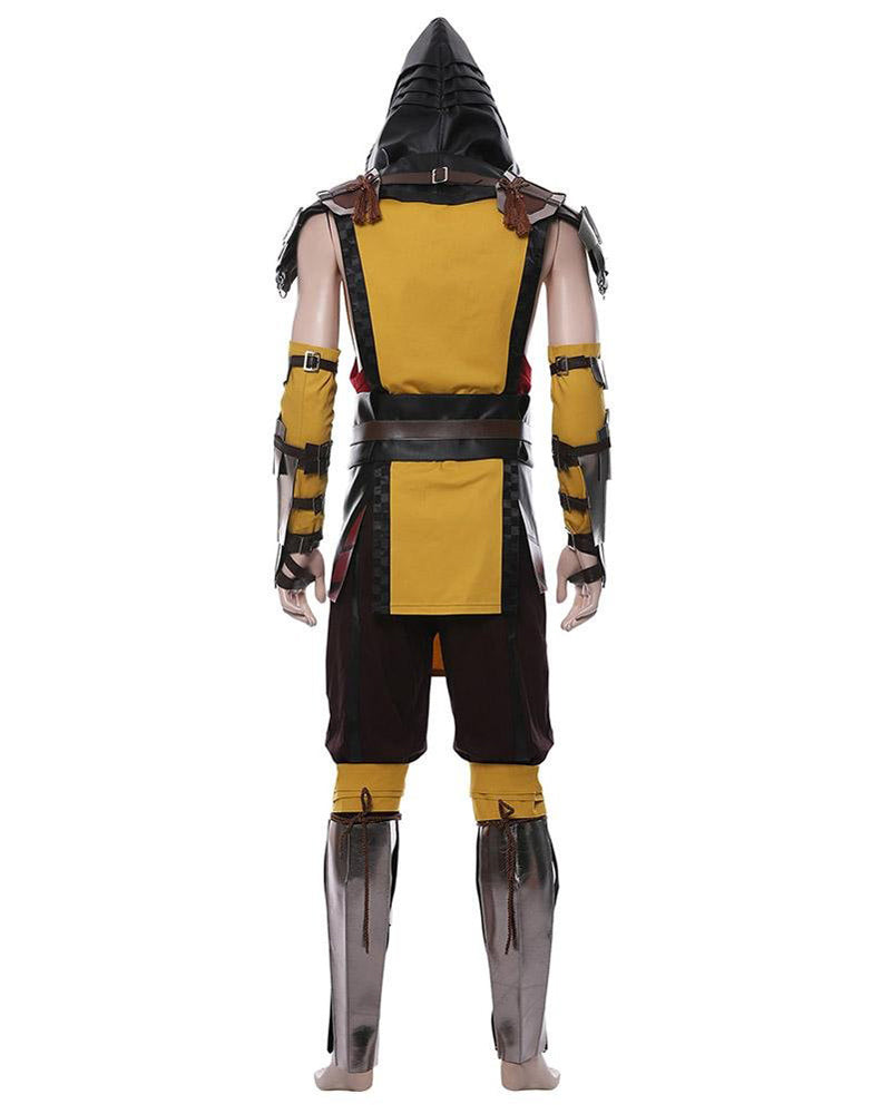 Mk11 Scorpion Costume Mortal Kombat Cosplay Outfit