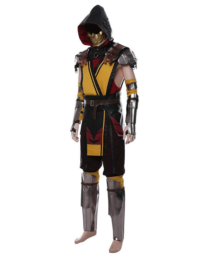 Mk11 Scorpion Costume Mortal Kombat Cosplay Outfit