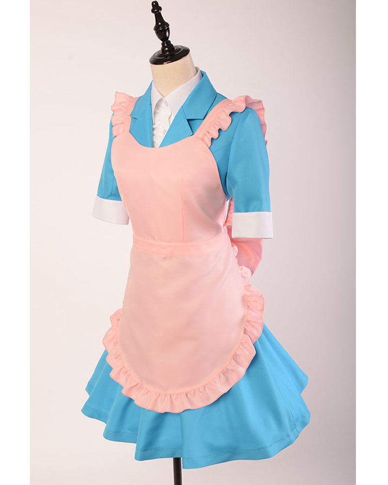 The End of Hope's Peak Academy Chisa Yukizome Maid Cosplay Costume