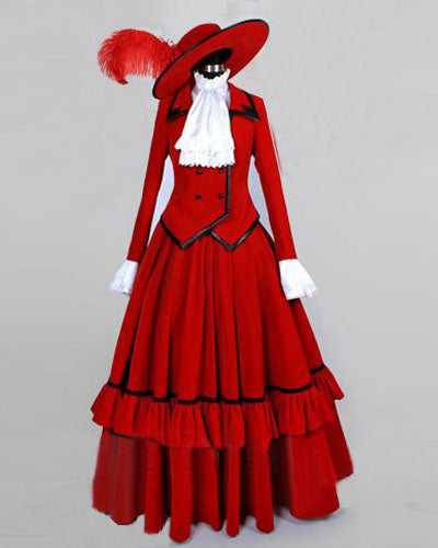 Black Butler Madam Red Angelina Dalles Dress Cosplay Costume