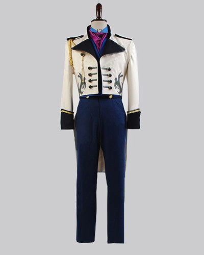 Prince Hans Cosplay Costume Full Set Suit Tuxedo Outfit