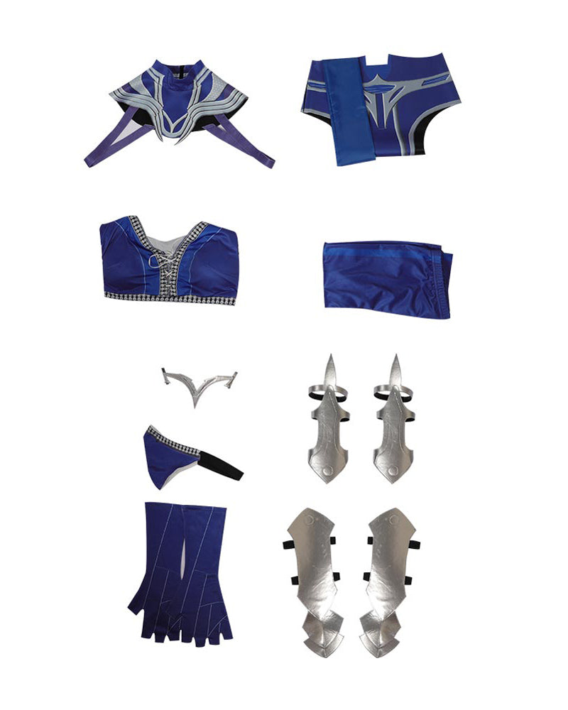 Mk1 kitana Costume Mortal Kombat Cosplay Outfit Suit