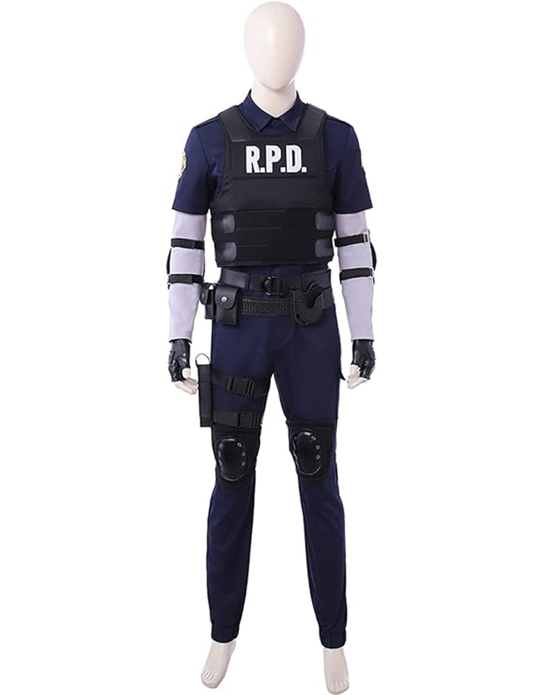 Leon Kennedy Cosplay Costume Outfit Suit Custom Made