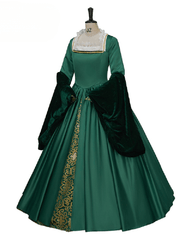 Anne Boleyn Green Dress 16th Century Costume Other Boleyn Girls Outfit